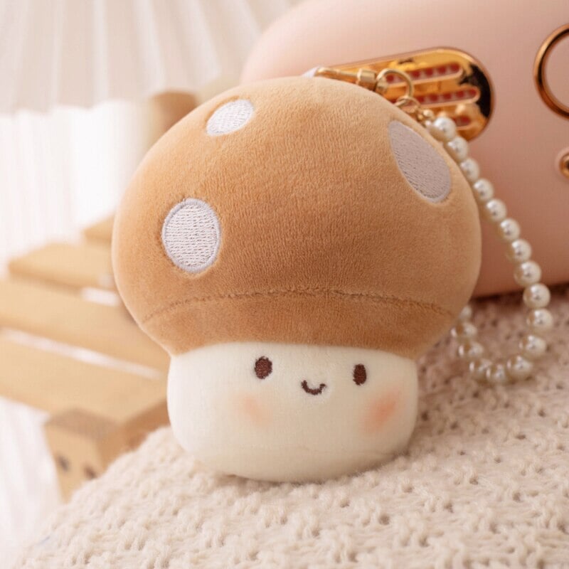 Squishy Mushroom Friends Plushie Keychains-Kawaii Dream