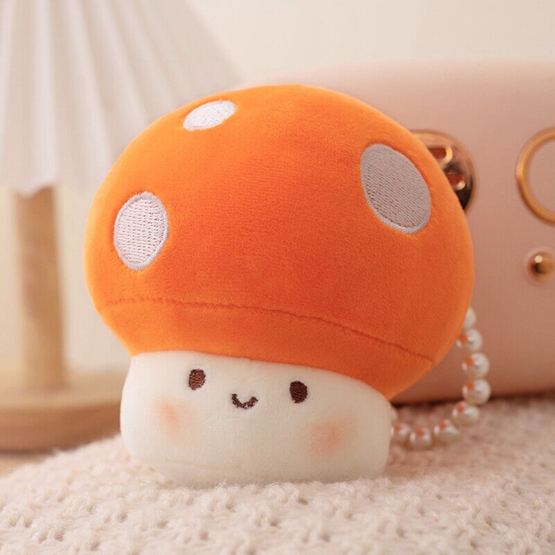 Squishy Mushroom Friends Plushie Keychains-Kawaii Dream