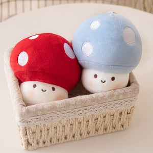 Squishy Mushroom Friends Plushie Keychains-Kawaii Dream