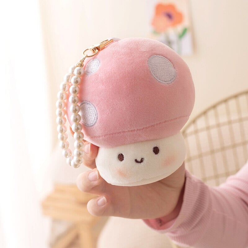 Squishy Mushroom Friends Plushie Keychains-Kawaii Dream