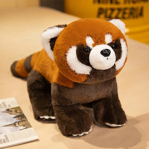 Standing Life-like Fluffy Red Panda Plush-Kawaii Dream