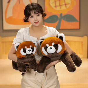 Standing Life-like Fluffy Red Panda Plush-Kawaii Dream