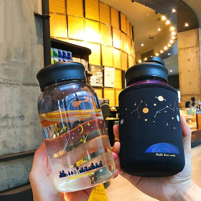 Starry Night Water Bottle-Kawaii Dream