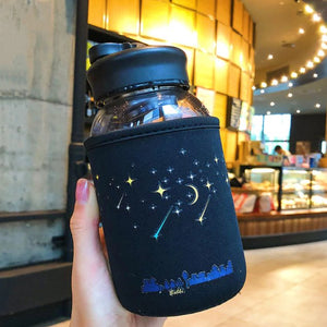 Starry Night Water Bottle-Kawaii Dream