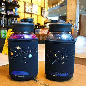 Starry Night Water Bottle-Kawaii Dream