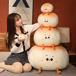 Steamed Round Stuffed Bao Bun Plushie-Kawaii Dream