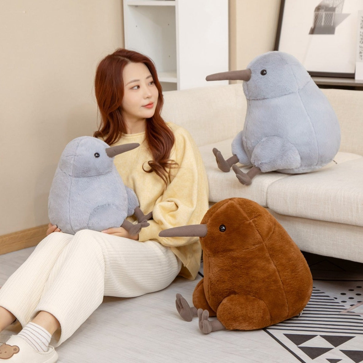 Sticks the Chunky Kiwi Bird Plushie-Kawaii Dream