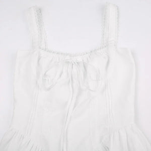 Strappy Mini Corset Coquette Party Dress-Kawaii Dream