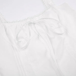 Strappy Mini Corset Coquette Party Dress-Kawaii Dream