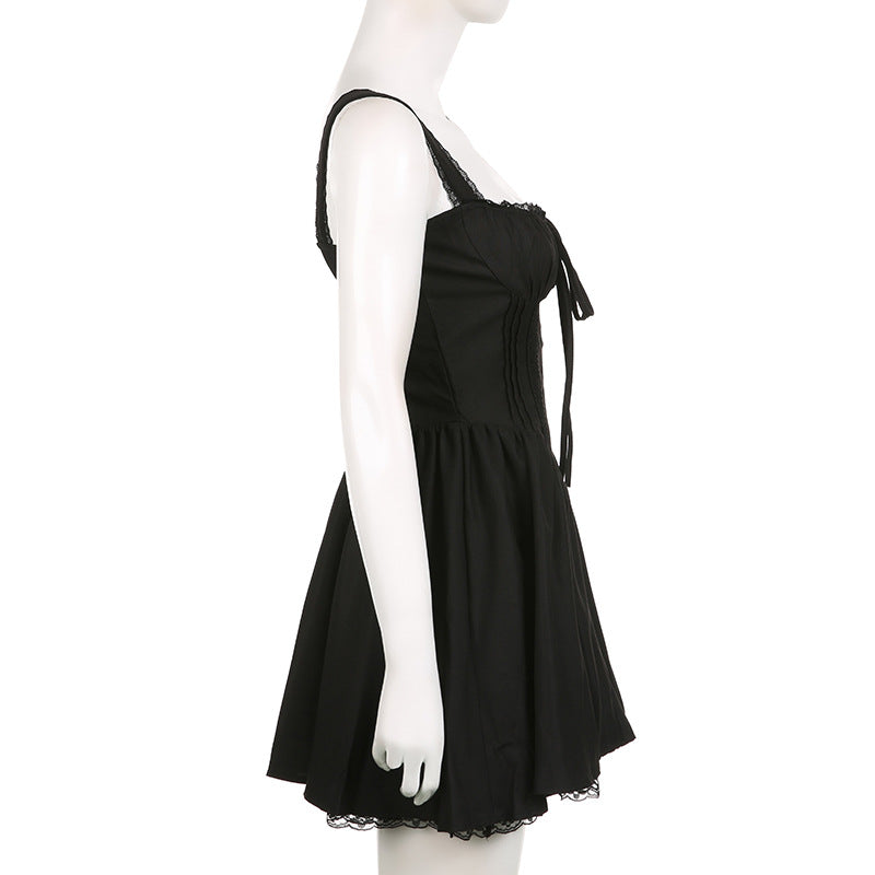 Strappy Mini Corset Coquette Party Dress-Kawaii Dream