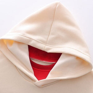 Strawberry Mikki Bunny Fleece Hoodies-Kawaii Dream