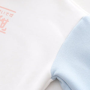 Strawberry Shake Bubble Tea White Cream Fleece Hoodies-Kawaii Dream