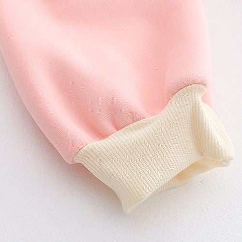Strawberry Shake Bubble Tea White Cream Fleece Hoodies-Kawaii Dream