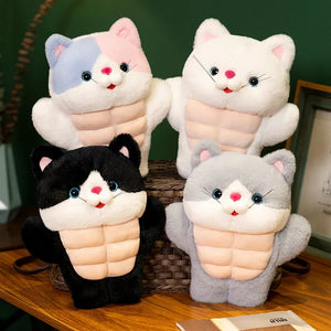 Strong Muscle Cat Plushie-Kawaii Dream