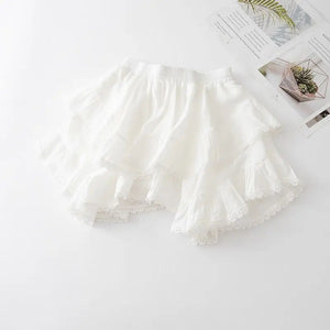 Summer Irregular Ruffle Mini Skirt-Kawaii Dream