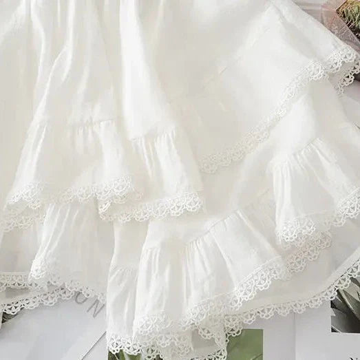 Summer Irregular Ruffle Mini Skirt-Kawaii Dream