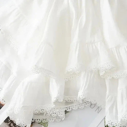 Summer Irregular Ruffle Mini Skirt-Kawaii Dream