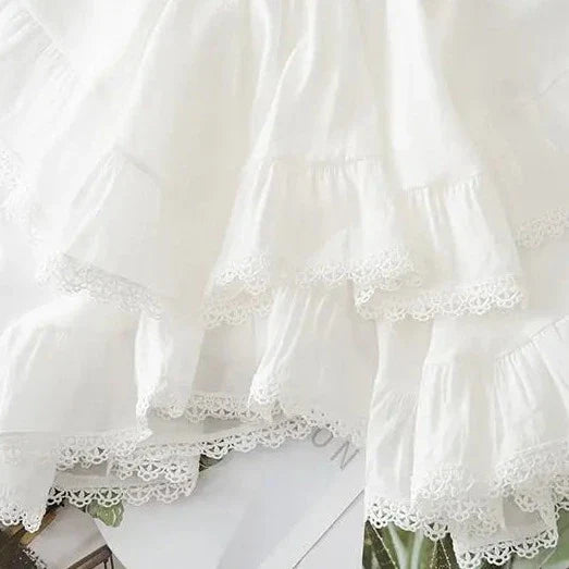 Summer Irregular Ruffle Mini Skirt-Kawaii Dream