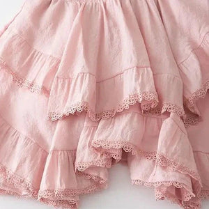 Summer Irregular Ruffle Mini Skirt-Kawaii Dream