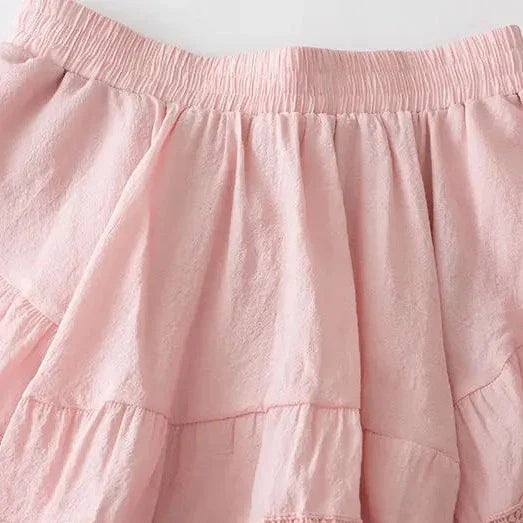 Summer Irregular Ruffle Mini Skirt-Kawaii Dream