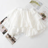 Summer Irregular Ruffle Mini Skirt-Kawaii Dream