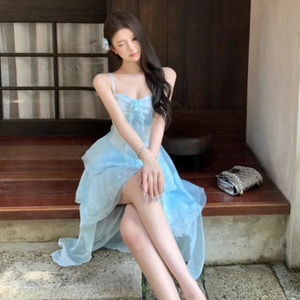 Summer Sweet Chic Sleeveless Dress-Kawaii Dream