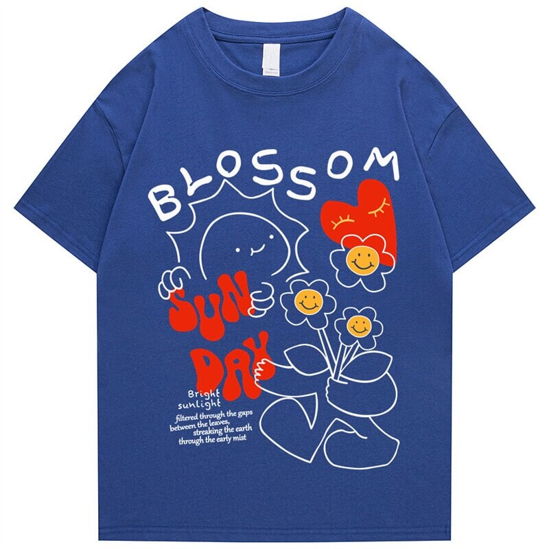 Sun Day Blossom Tee-Kawaii Dream