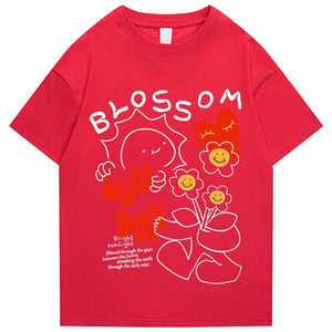 Sun Day Blossom Tee-Kawaii Dream
