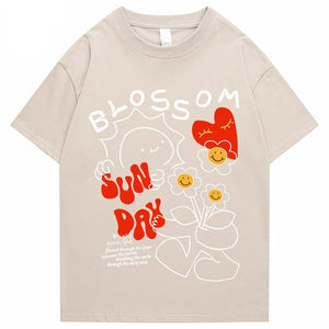 Sun Day Blossom Tee-Kawaii Dream
