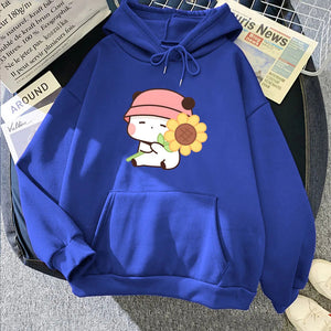Sunflower Panda Unisex Hoodie-Kawaii Dream