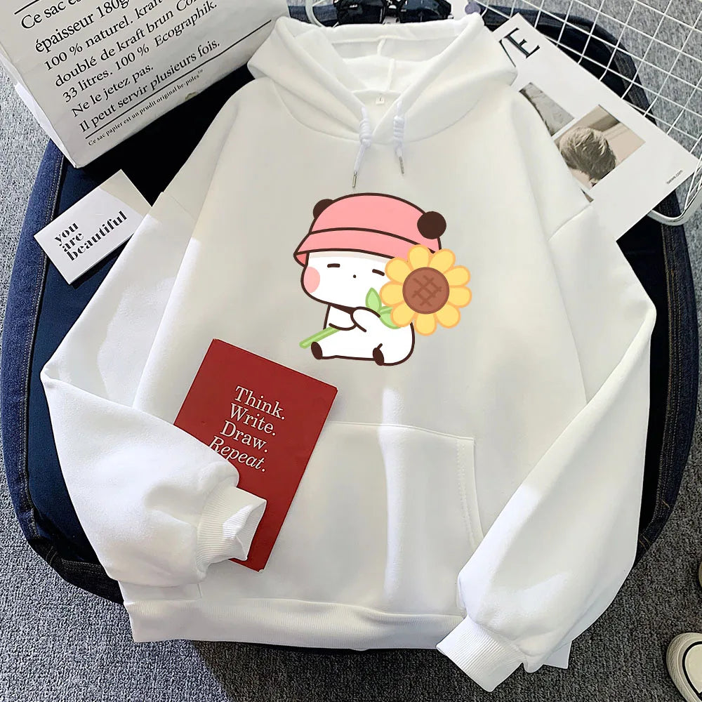 Sunflower Panda Unisex Hoodie-Kawaii Dream