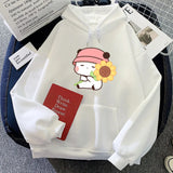 Sunflower Panda Unisex Hoodie-Kawaii Dream