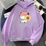 Sunflower Panda Unisex Hoodie-Kawaii Dream