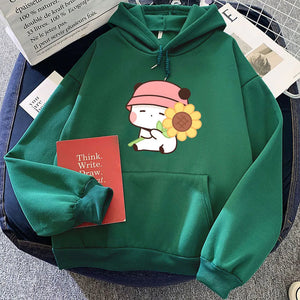 Sunflower Panda Unisex Hoodie-Kawaii Dream