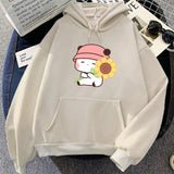 Sunflower Panda Unisex Hoodie-Kawaii Dream
