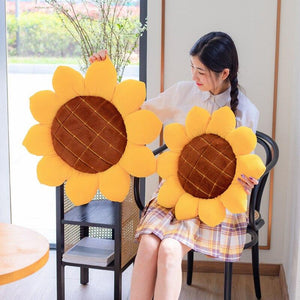 Sunny Sunflower Cushion-Kawaii Dream