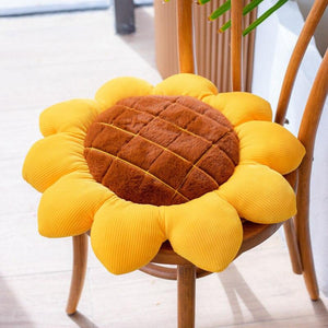 Sunny Sunflower Cushion-Kawaii Dream