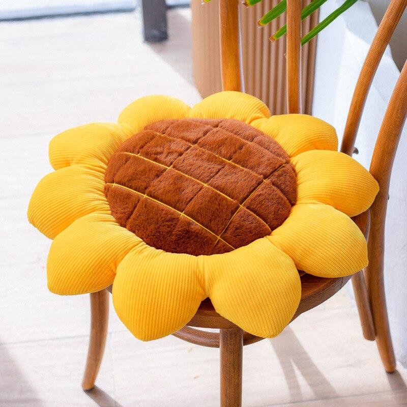 Sunny Sunflower Cushion-Kawaii Dream
