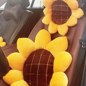 Sunny Sunflower Cushion-Kawaii Dream