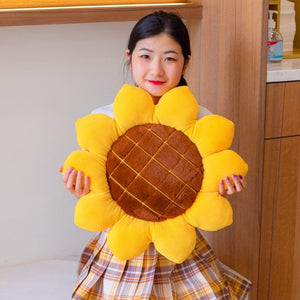 Sunny Sunflower Cushion-Kawaii Dream