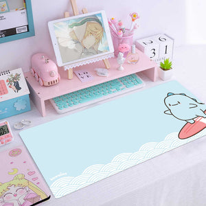 Surf with Big Tato Large Mouse Pad-Kawaii Dream