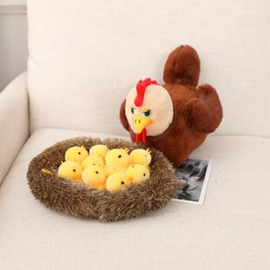 Swan and Chicken Family Plushies-Kawaii Dream