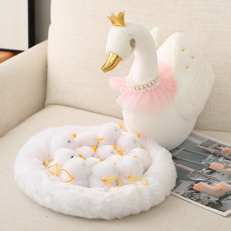 Swan and Chicken Family Plushies-Kawaii Dream