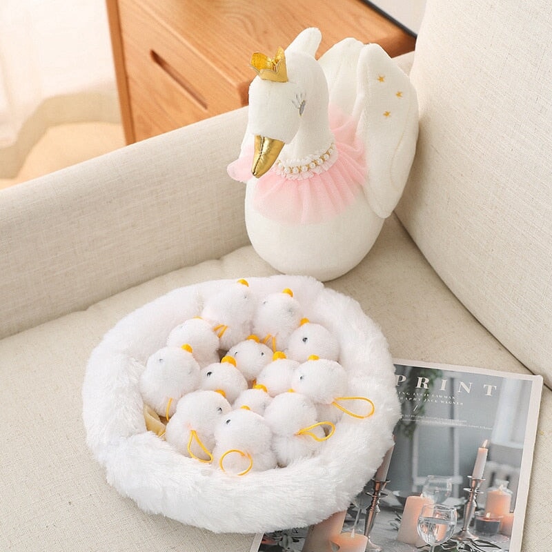 Swan and Chicken Family Plushies-Kawaii Dream