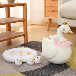Swan and Chicken Family Plushies-Kawaii Dream