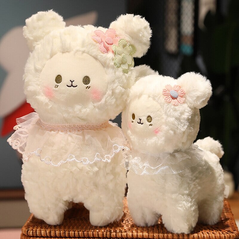 Sweet Fluffy Standing Lamb Family-Kawaii Dream