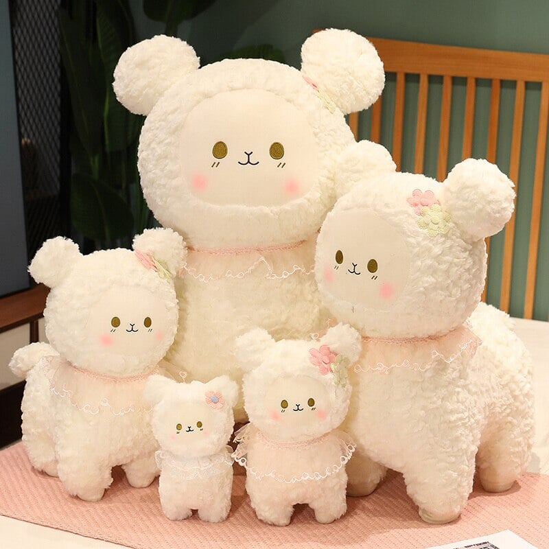 Sweet Fluffy Standing Lamb Family-Kawaii Dream
