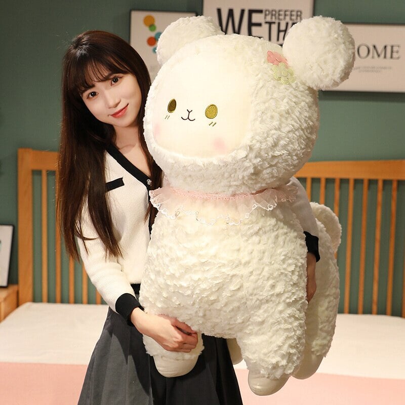 Sweet Fluffy Standing Lamb Family-Kawaii Dream