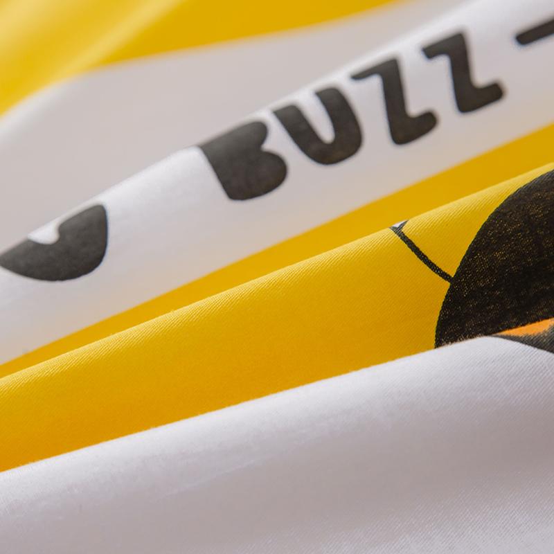 Sweet Honey Bees Fitted Bedsheet-Kawaii Dream