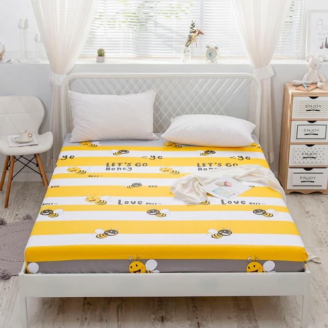 Sweet Honey Bees Fitted Bedsheet-Kawaii Dream